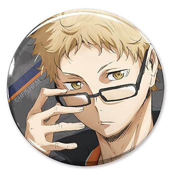 ハイキュー 月島蛍 痛バ 缶バッジ 40個 Amazon.co.jp: 【公式】コスパ ハイキュー!! 月島蛍 缶バッジ